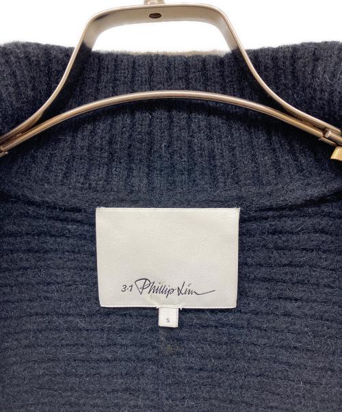 3.1 phillip lim（スリーワンフィリップリム）3.1 phillip lim (スリーワンフィリップリム) Infinity Placket Cardigan ブラック サイズ:Sの古着・服飾アイテム