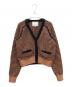 3.1 phillip lim（スリーワンフィリップリム）の古着「バイカラー カーディガン」｜ブラック×オレンジ