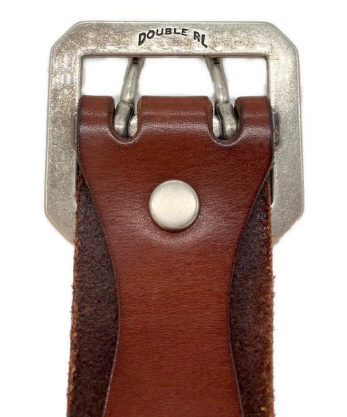 RRL（ダブルアールエル）RRL (ダブルアールエル) スタッズレザーベルト ブラウン サイズ:32の古着・服飾アイテム