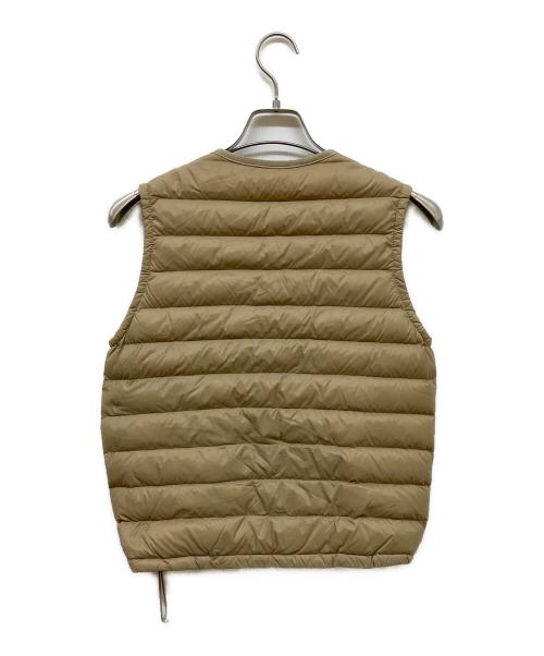 DANTON（ダントン）DANTON (ダントン) Crew Neck Inner Down Vest ベージュ サイズ:34の古着・服飾アイテム