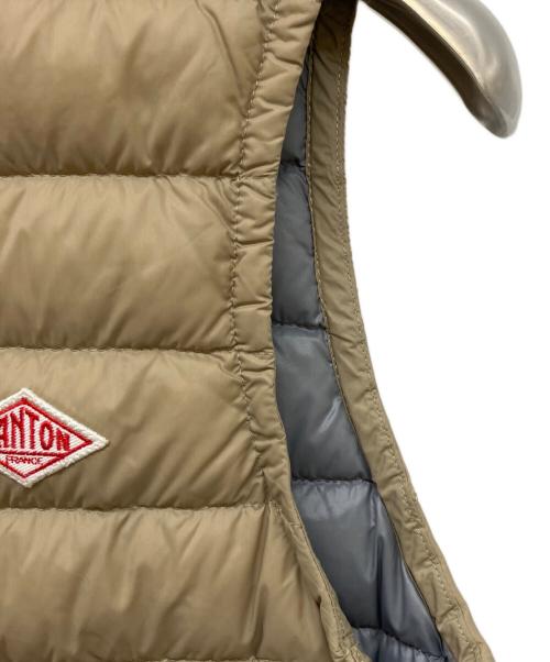 DANTON（ダントン）DANTON (ダントン) Crew Neck Inner Down Vest ベージュ サイズ:34の古着・服飾アイテム