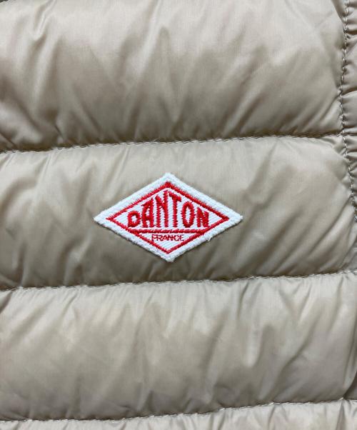DANTON（ダントン）DANTON (ダントン) Crew Neck Inner Down Vest ベージュ サイズ:34の古着・服飾アイテム