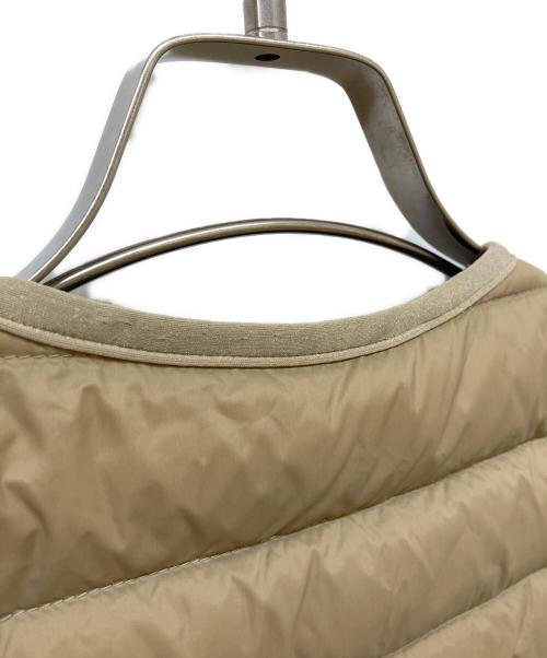 DANTON（ダントン）DANTON (ダントン) Crew Neck Inner Down Vest ベージュ サイズ:34の古着・服飾アイテム