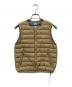 DANTON（ダントン）の古着「Crew Neck Inner Down Vest」｜ベージュ