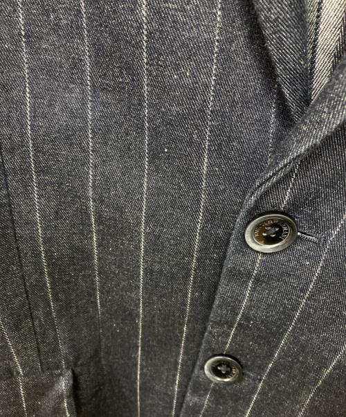 EMPORIO ARMANI（エンポリオ アルマーニ）EMPORIO ARMANI (エンポリオ アルマーニ) デニムテーラードジャケット インディゴ サイズ:Mの古着・服飾アイテム