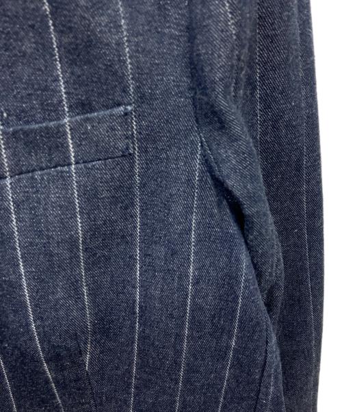 EMPORIO ARMANI（エンポリオ アルマーニ）EMPORIO ARMANI (エンポリオ アルマーニ) デニムテーラードジャケット インディゴ サイズ:Mの古着・服飾アイテム