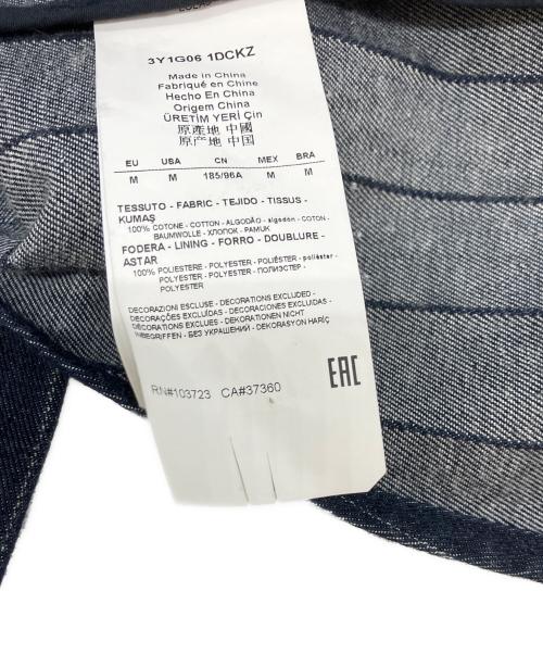 EMPORIO ARMANI（エンポリオ アルマーニ）EMPORIO ARMANI (エンポリオ アルマーニ) デニムテーラードジャケット インディゴ サイズ:Mの古着・服飾アイテム