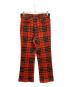tricot COMME des GARCONS (トリココムデギャルソン) タータンチェックウールパンツ レッド サイズ:S：10000円