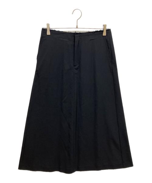 COMME des GARCONS（コムデギャルソン）COMME des GARCONS (コムデギャルソン) ウールギャバジンスカート ブラック サイズ:Mの古着・服飾アイテム