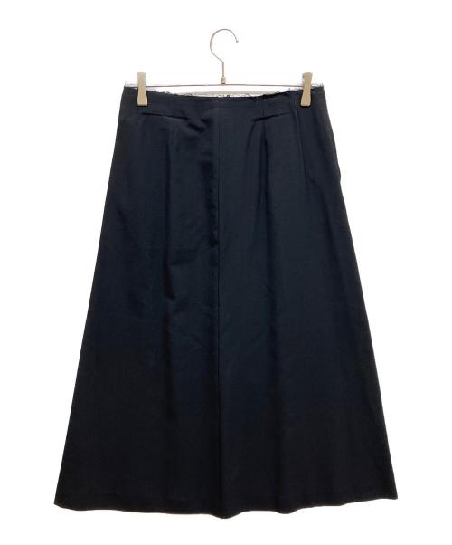 COMME des GARCONS（コムデギャルソン）COMME des GARCONS (コムデギャルソン) ウールギャバジンスカート ブラック サイズ:Mの古着・服飾アイテム