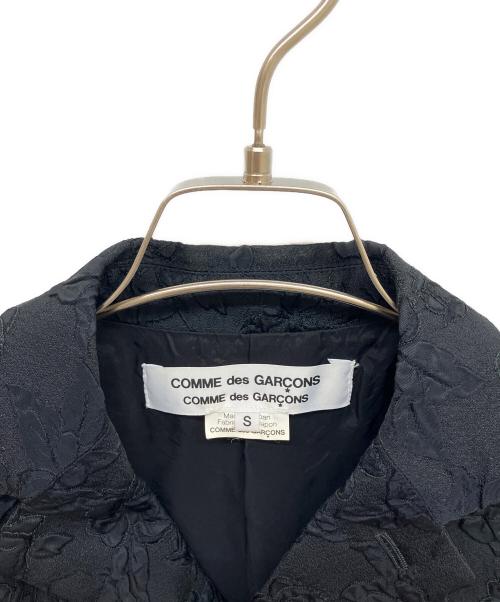 COMME des GARCONS COMME des GARCONS（コムデギャルソン コムデギャルソン）COMME des GARCONS COMME des GARCONS (コムデギャルソン コムデギャルソン) フラワージャガードジャケット ブラック サイズ:Sの古着・服飾アイテム