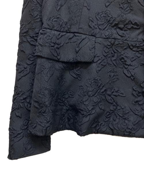 COMME des GARCONS COMME des GARCONS（コムデギャルソン コムデギャルソン）COMME des GARCONS COMME des GARCONS (コムデギャルソン コムデギャルソン) フラワージャガードジャケット ブラック サイズ:Sの古着・服飾アイテム