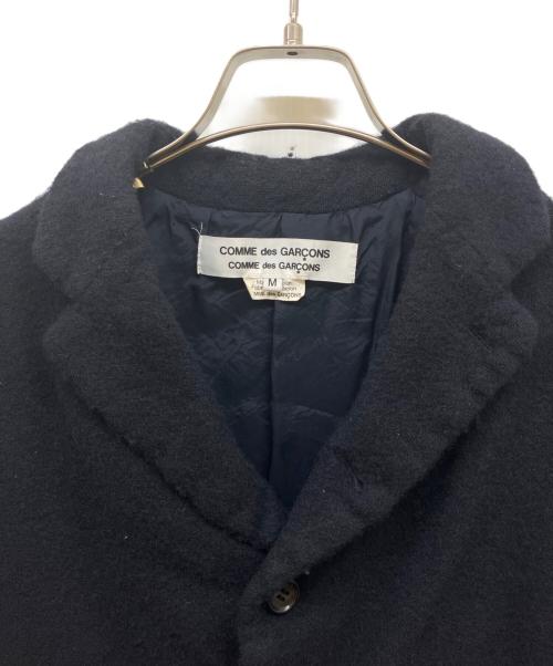 COMME des GARCONS COMME des GARCONS（コムデギャルソン コムデギャルソン）COMME des GARCONS COMME des GARCONS (コムデギャルソン コムデギャルソン) ウール縮絨ジャケット ネイビー サイズ:SIZE Mの古着・服飾アイテム