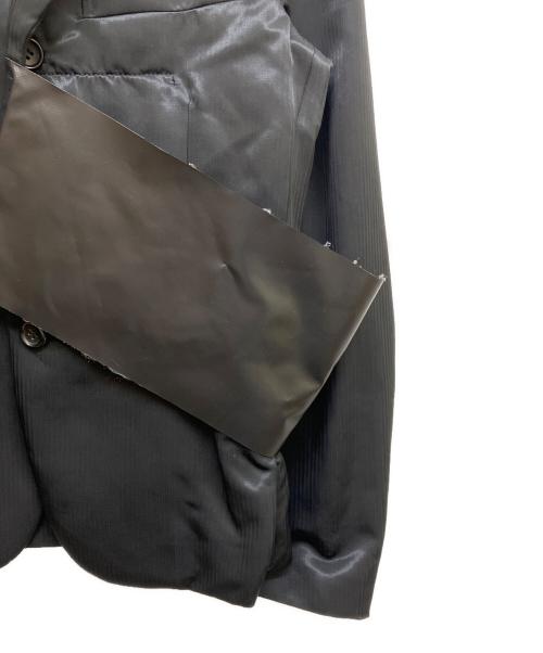 COMME des GARCONS（コムデギャルソン）COMME des GARCONS (コムデギャルソン) 異素材ドッキングテーラードジャケット ブラック サイズ:Sの古着・服飾アイテム