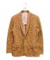 COMME des GARCONS HOMME PLUS（コムデギャルソンオムプリュス）の古着「サイケデリック柄 テーラードジャケット」｜オレンジ