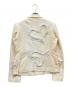 COMME des GARCONS (コムデギャルソン) ハートデザインフェイクレザージャケット ホワイト サイズ:SIZE S：5000円