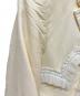 中古・古着 COMME des GARCONS (コムデギャルソン) ハートデザインフェイクレザージャケット ホワイト サイズ:SIZE S：5000円