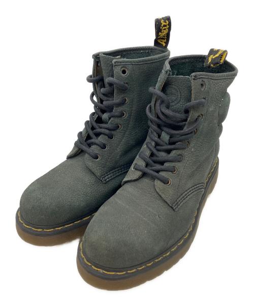 Dr.Martens（ドクターマーチン）Dr.Martens (ドクターマーチン) RONNIE 8ホールブーツ グレー サイズ:UK7の古着・服飾アイテム