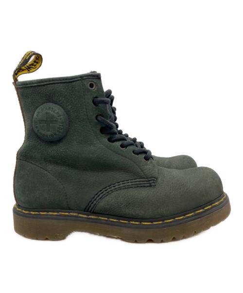 Dr.Martens（ドクターマーチン）Dr.Martens (ドクターマーチン) RONNIE 8ホールブーツ グレー サイズ:UK7の古着・服飾アイテム