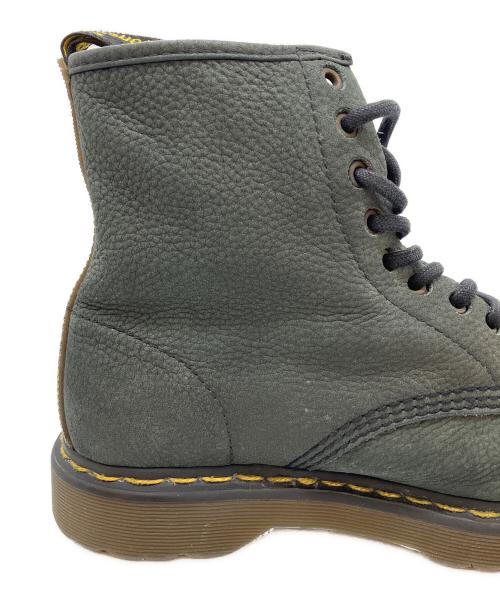Dr.Martens（ドクターマーチン）Dr.Martens (ドクターマーチン) RONNIE 8ホールブーツ グレー サイズ:UK7の古着・服飾アイテム