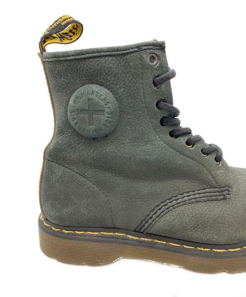 Dr.Martens（ドクターマーチン）Dr.Martens (ドクターマーチン) RONNIE 8ホールブーツ グレー サイズ:UK7の古着・服飾アイテム
