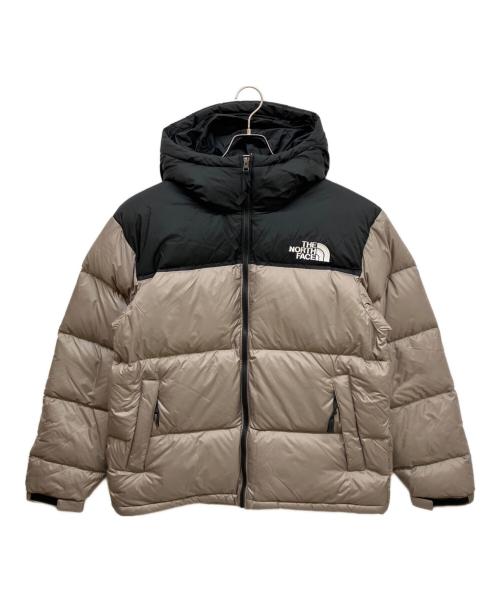 THE NORTH FACE（ザ ノース フェイス）THE NORTH FACE (ザ ノース フェイス) ヌプシフーディ マッシュルーム×ブラック サイズ:Lの古着・服飾アイテム