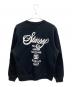 stussy (ステューシー) LOGO CREW SWEAT ブラック サイズ:M：8000円