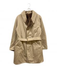 Engineered Garments（エンジニアド ガーメンツ）の古着「Shawl Collar Reversible Coat」｜ベージュ×ブラウン