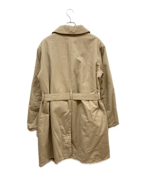 Engineered Garments（エンジニアド ガーメンツ）Engineered Garments (エンジニアド ガーメンツ) Shawl Collar Reversible Coat ベージュ×ブラウン サイズ:Mの古着・服飾アイテム