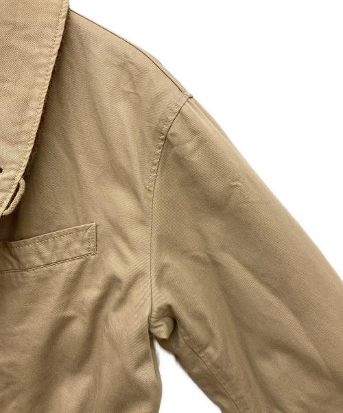 Engineered Garments（エンジニアド ガーメンツ）Engineered Garments (エンジニアド ガーメンツ) Shawl Collar Reversible Coat ベージュ×ブラウン サイズ:Mの古着・服飾アイテム