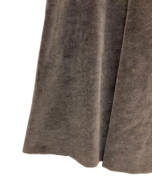 CELINE（セリーヌ）CELINE (セリーヌ) ベルベットスカート ブラウン サイズ:38の古着・服飾アイテム