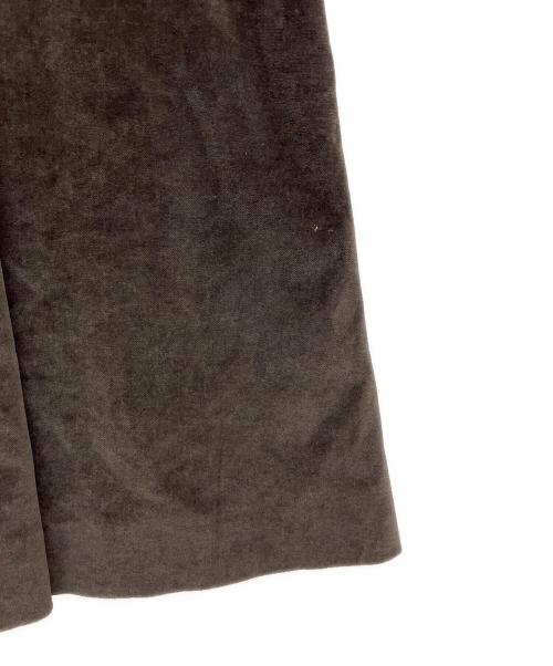 CELINE（セリーヌ）CELINE (セリーヌ) ベルベットスカート ブラウン サイズ:38の古着・服飾アイテム