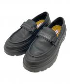 HUNTERハンター）の古着「REFINED  EXPLORER FLATFORM LOAFER」｜ブラック