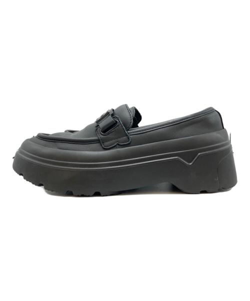 HUNTER（ハンター）HUNTER (ハンター) REFINED  EXPLORER FLATFORM LOAFER ブラック サイズ:38の古着・服飾アイテム