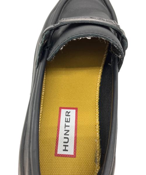 HUNTER（ハンター）HUNTER (ハンター) REFINED  EXPLORER FLATFORM LOAFER ブラック サイズ:38の古着・服飾アイテム