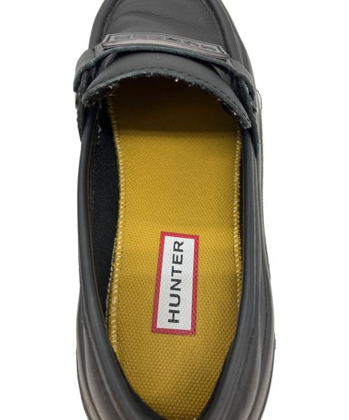 HUNTER（ハンター）HUNTER (ハンター) REFINED  EXPLORER FLATFORM LOAFER ブラック サイズ:38の古着・服飾アイテム