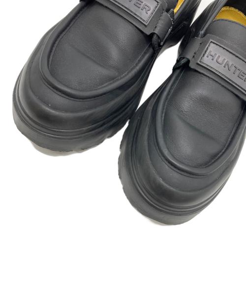 HUNTER（ハンター）HUNTER (ハンター) REFINED  EXPLORER FLATFORM LOAFER ブラック サイズ:38の古着・服飾アイテム