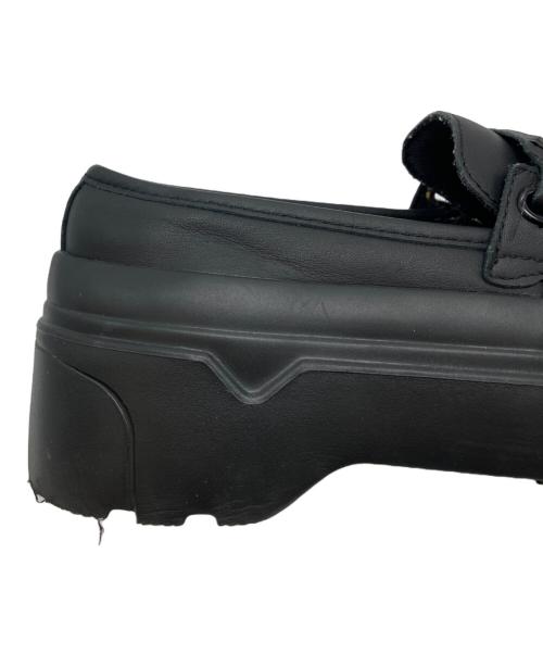 HUNTER（ハンター）HUNTER (ハンター) REFINED  EXPLORER FLATFORM LOAFER ブラック サイズ:38の古着・服飾アイテム