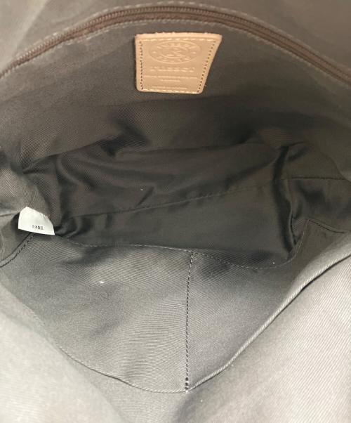 russet（ラシット）russet (ラシット) ソフトレザーシンプルショルダーバッグ ブラックの古着・服飾アイテム