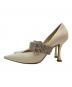 JIMMY CHOO (ジミーチュウ) ポインテッドトゥパンプス ホワイト サイズ:36 1/2：10000円