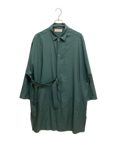 CULLNI（クルニ）CULLNI (クルニ) タイロッケンロングシャツコート グリーン サイズ:1の古着・服飾アイテム