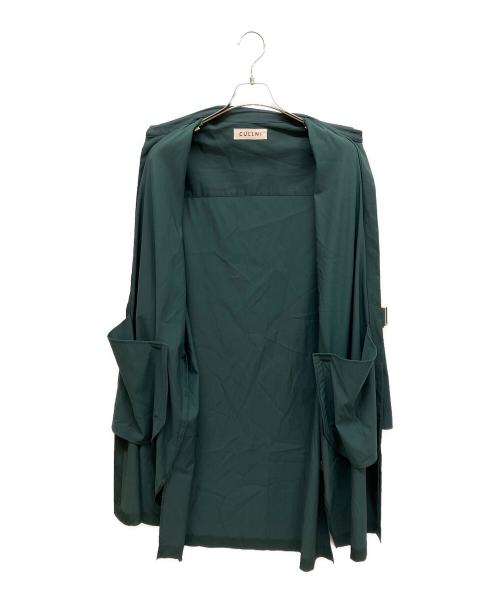CULLNI（クルニ）CULLNI (クルニ) タイロッケンロングシャツコート グリーン サイズ:1の古着・服飾アイテム