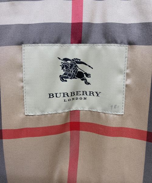 BURBERRY LONDON（バーバリーロンドン）BURBERRY LONDON (バーバリーロンドン) ファー付裏ノバチェック中綿コート ブラウン サイズ:XSの古着・服飾アイテム