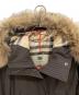 中古・古着 BURBERRY LONDON (バーバリーロンドン) ファー付裏ノバチェック中綿コート ブラウン サイズ:XS：15000円