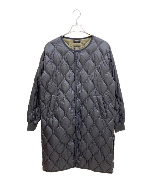 TAION（タイオン）TAION (タイオン) ミリタリー オーバーサイズクルーネック ダウンコート ブラック サイズ:Sの古着・服飾アイテム