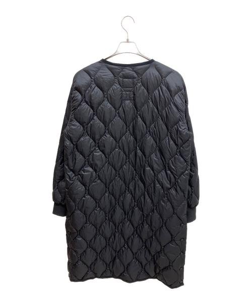 TAION（タイオン）TAION (タイオン) ミリタリー オーバーサイズクルーネック ダウンコート ブラック サイズ:Sの古着・服飾アイテム