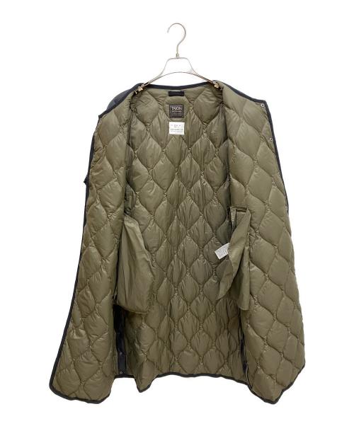 TAION（タイオン）TAION (タイオン) ミリタリー オーバーサイズクルーネック ダウンコート ブラック サイズ:Sの古着・服飾アイテム