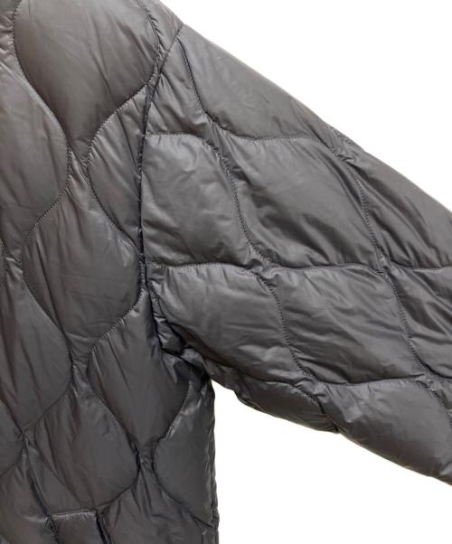 TAION（タイオン）TAION (タイオン) ミリタリー オーバーサイズクルーネック ダウンコート ブラック サイズ:Sの古着・服飾アイテム