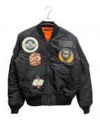 AVIREXアヴィレックス）の古着「MA-1 TOP GUN」｜ブラック