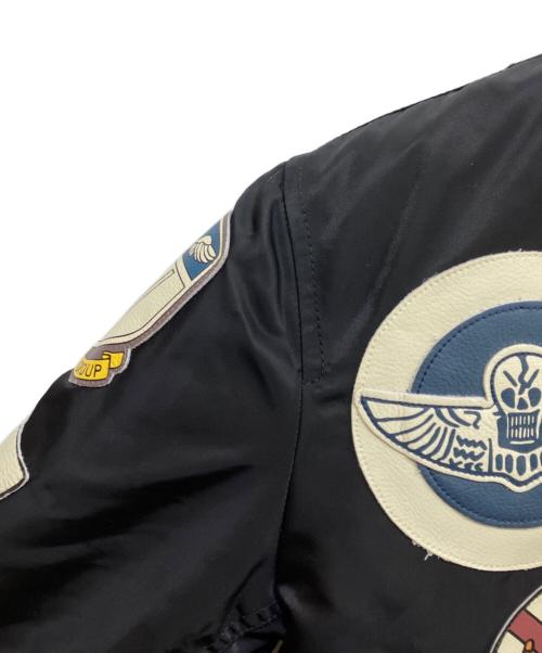 AVIREX（アヴィレックス）AVIREX (アヴィレックス) MA-1 TOP GUN ブラック サイズ:Lの古着・服飾アイテム